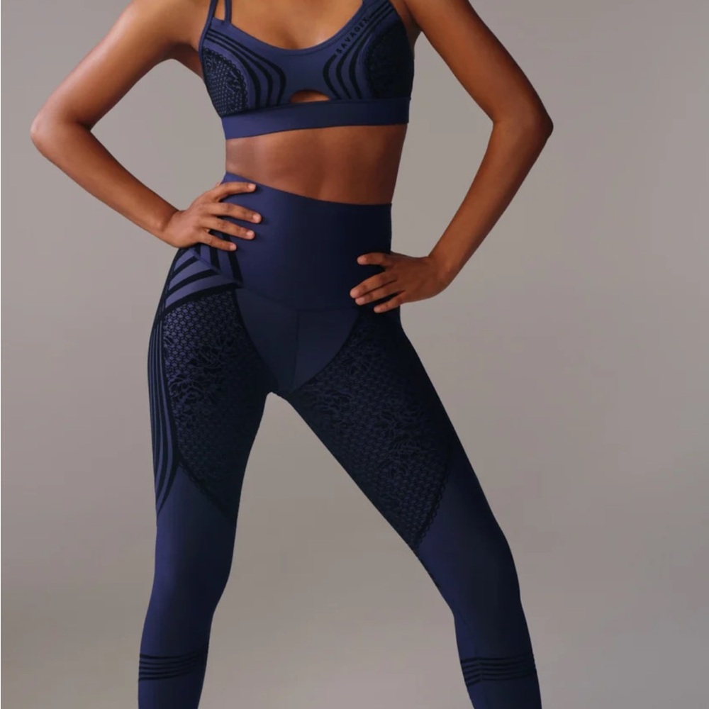 Savage X Fenty Navy Blue Activewear Set